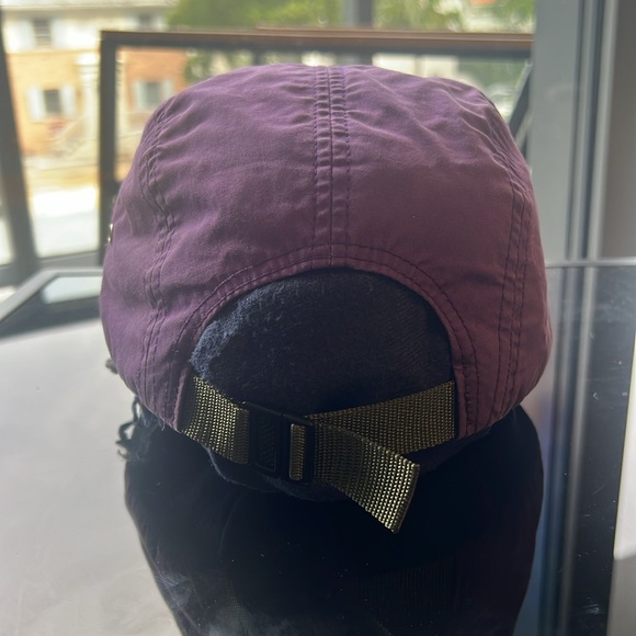 Supreme Camp Cap Purple / Orange Brim Red Box Logo - Picture 3 of 7